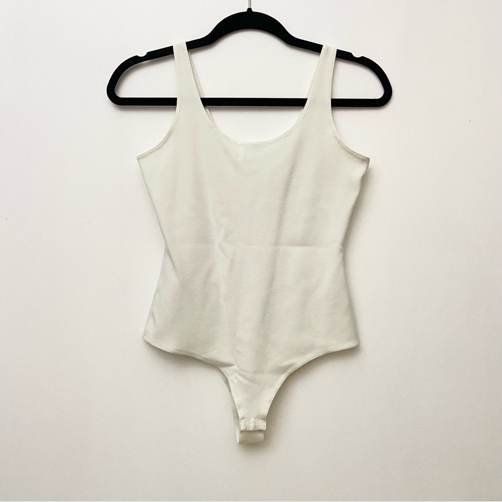 Basic White Tank Top Bodysuit